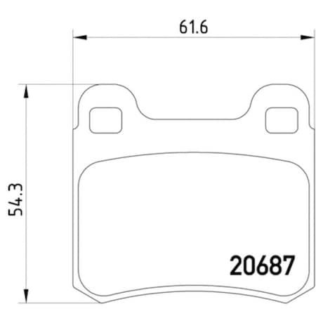 Pagid Brakes Disc Brake Pad, 355007351 355007351